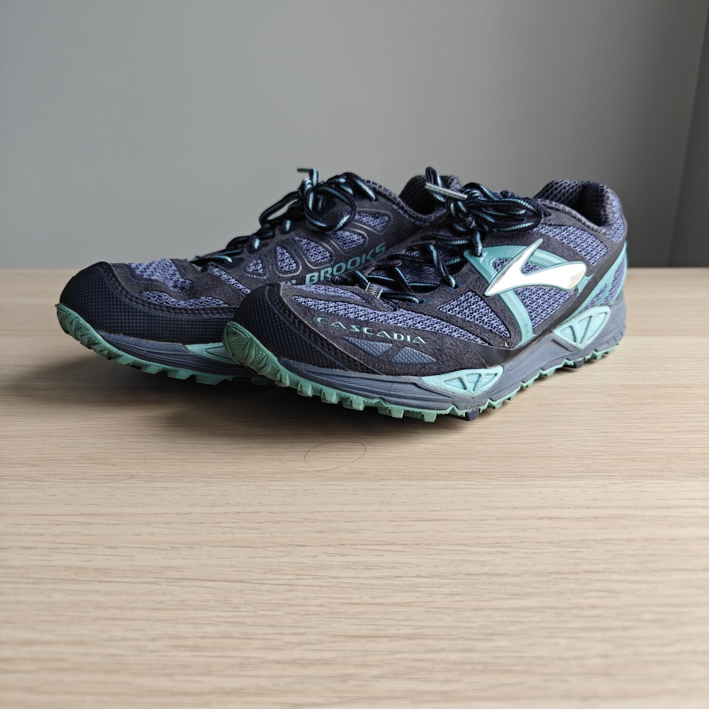 Brooks Women's Cascadia 9 Trail Running Shoes - Blue Green